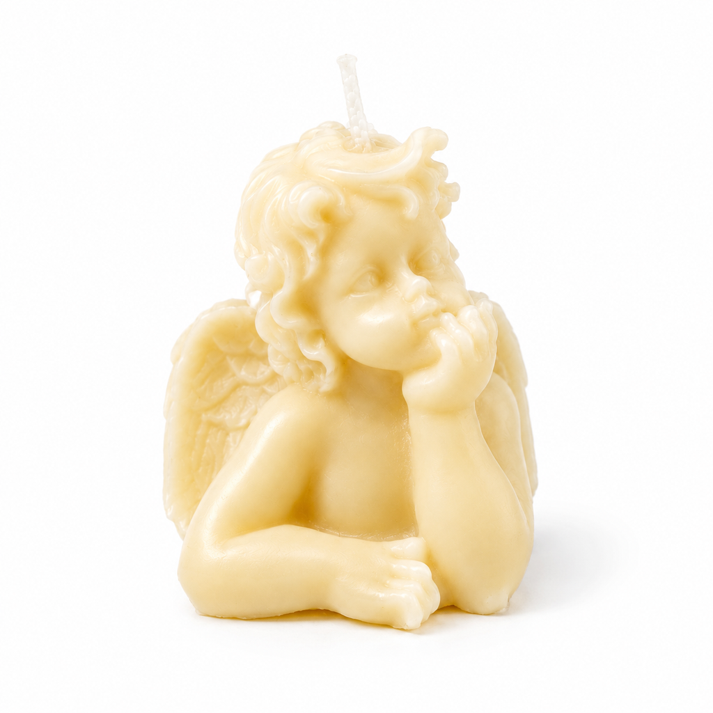 Angel Dream Candle – Handcrafted Soy Wax Cherub Candle