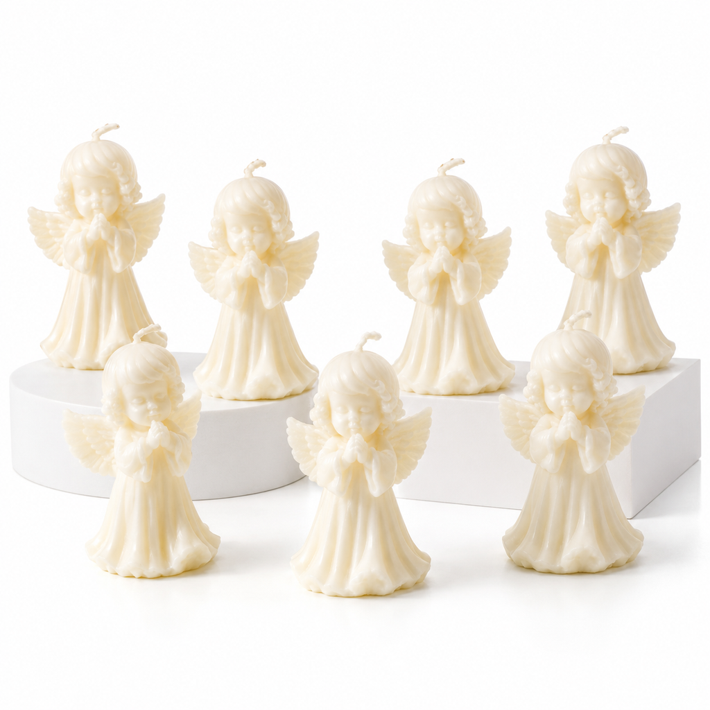 Angel Prayer Candle – Handmade Decorative Soy Wax Candle