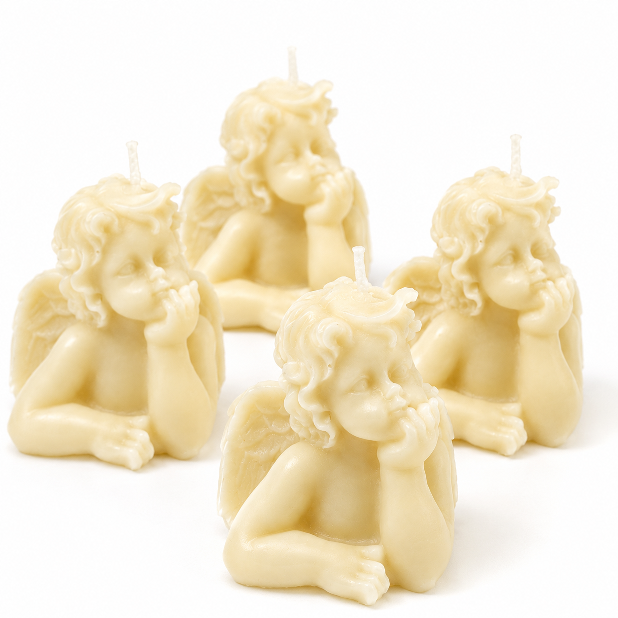Angel Dream Candle – Handcrafted Soy Wax Cherub Candle