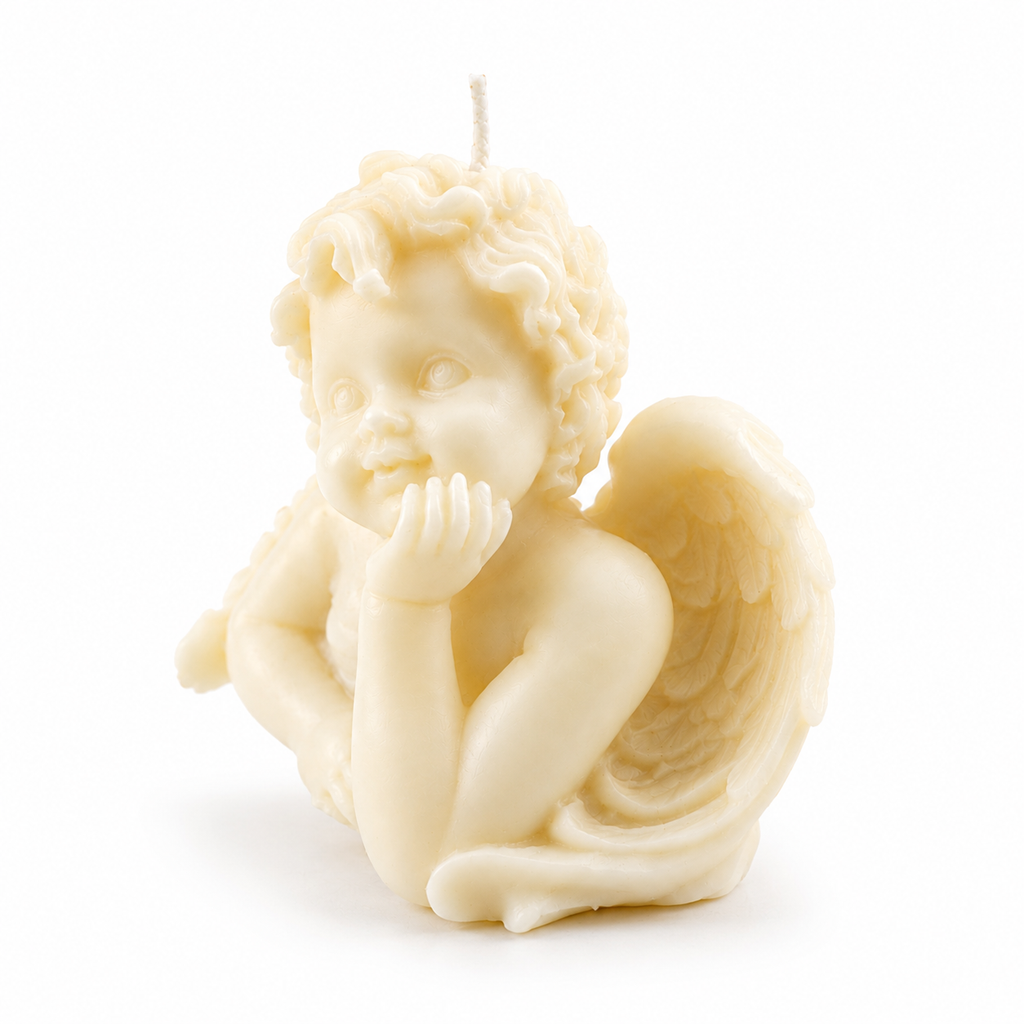 Cherub Angel Candle – Handcrafted Decorative Soy Wax Candle