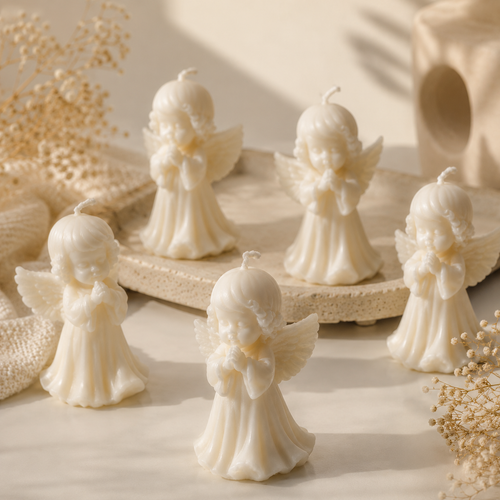 Angel Prayer Candle – Handmade Decorative Soy Wax Candle